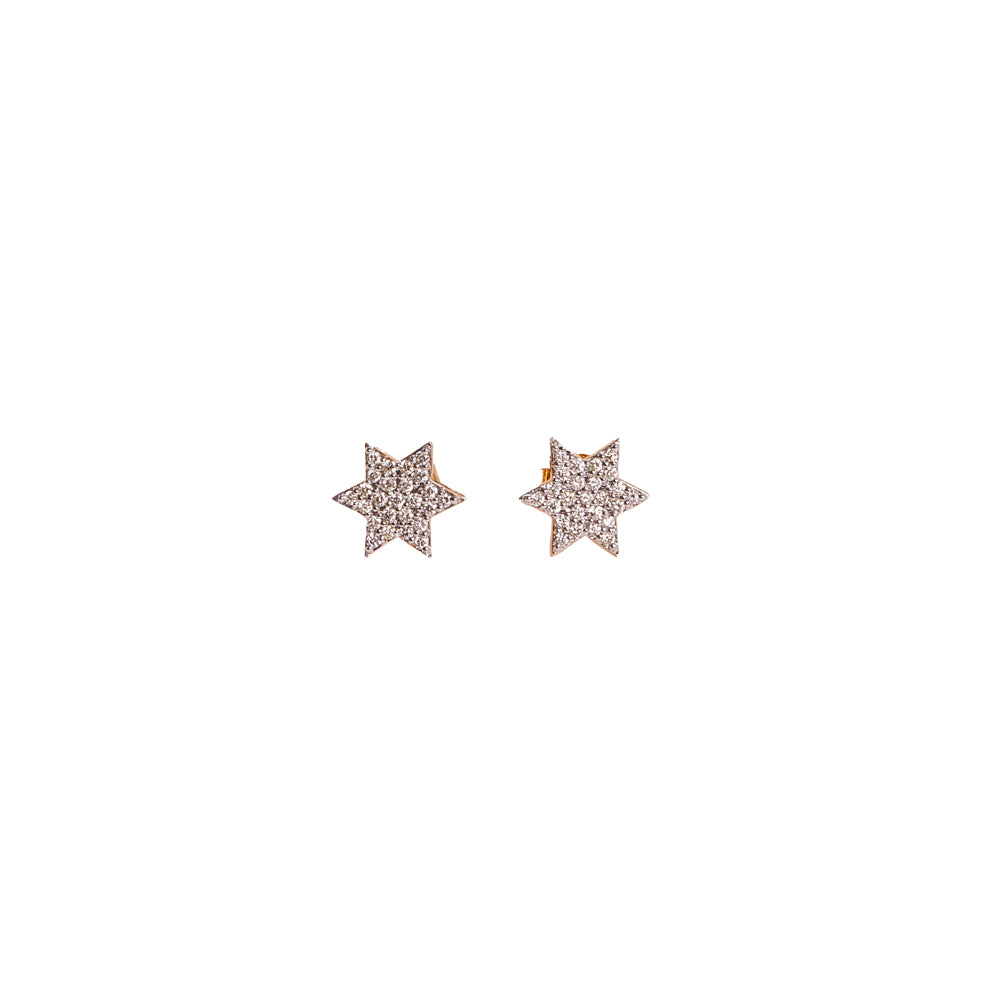 Mini Diamond Star Studs