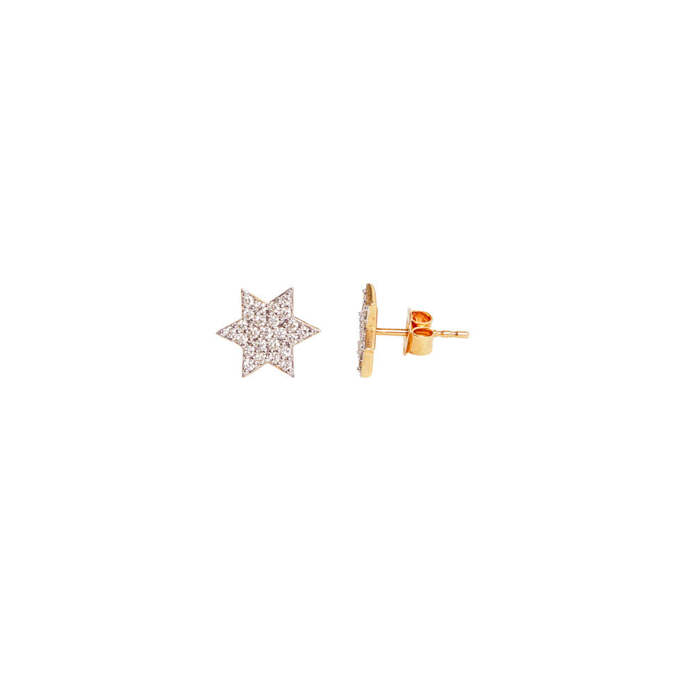 Mini Diamond Star Studs