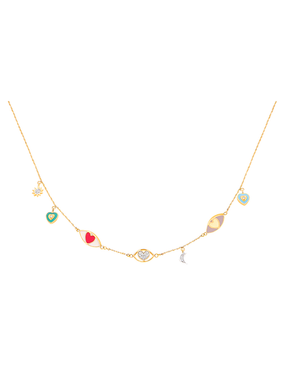 Multi Charm Necklace